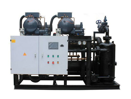 半封閉中溫螺桿冷凝機組