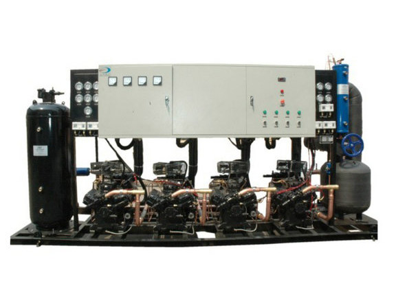 四機(jī)頭半封閉并聯(lián)機(jī)組